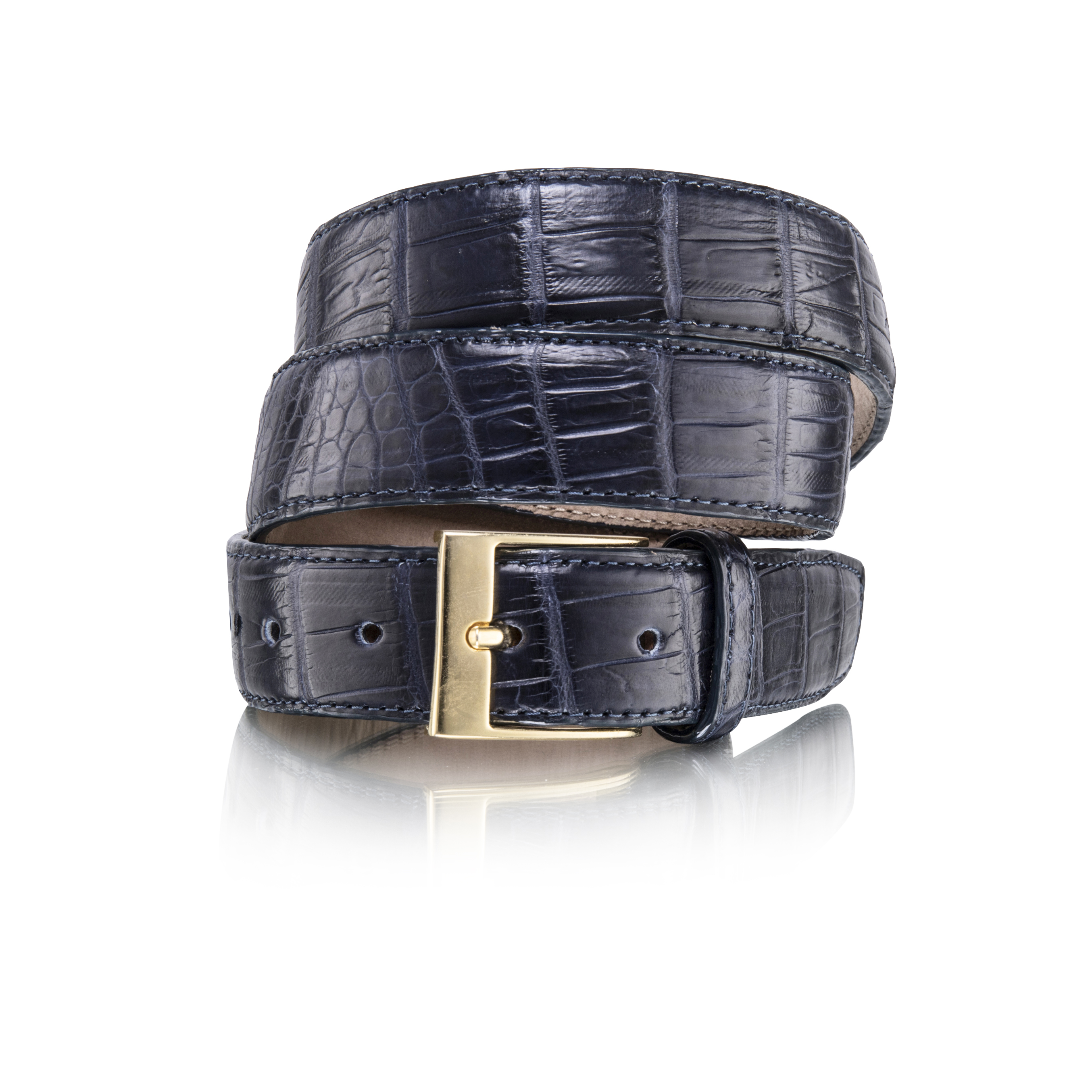 Crocodile Belly Belt